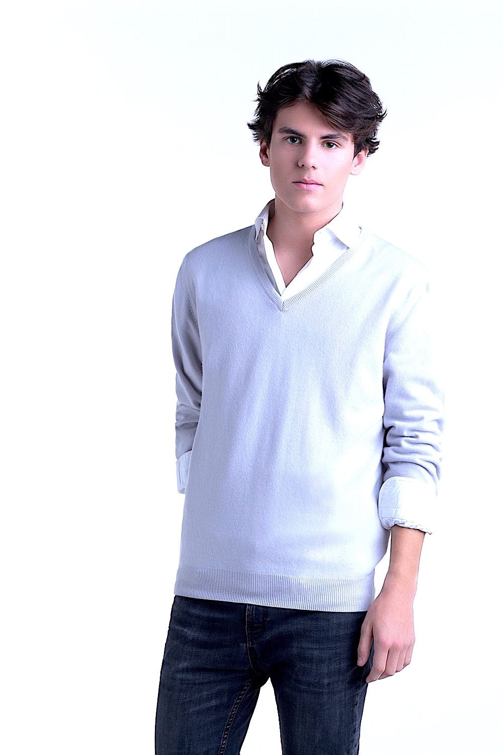 COL V CLASSIQUE CACHEMIRE BEIGE