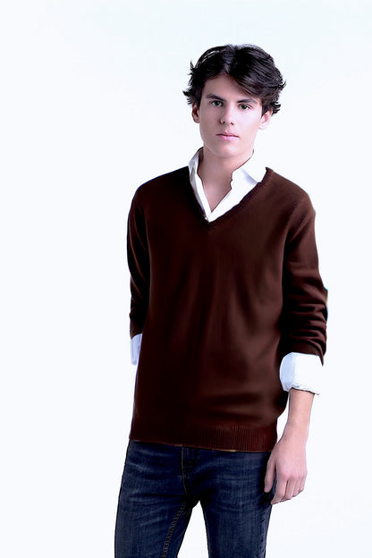 COL V CLASSIQUE CACHEMIRE DK BROWN 20904 DK BROWN
