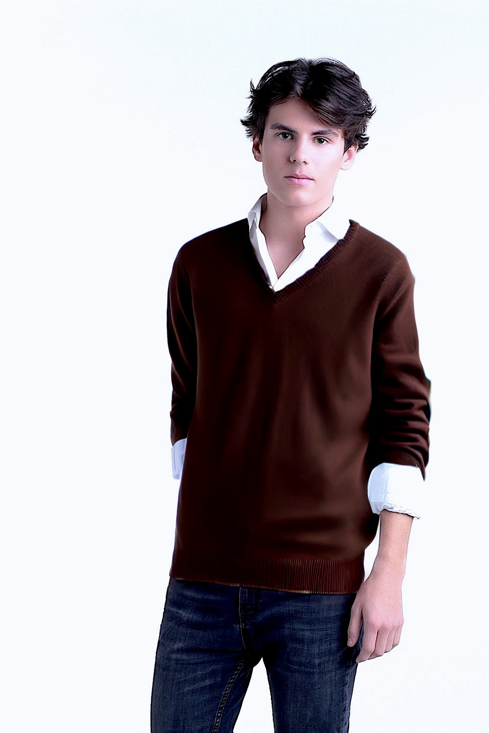 COL V CLASSIQUE CACHEMIRE DK BROWN 20904 DK BROWN