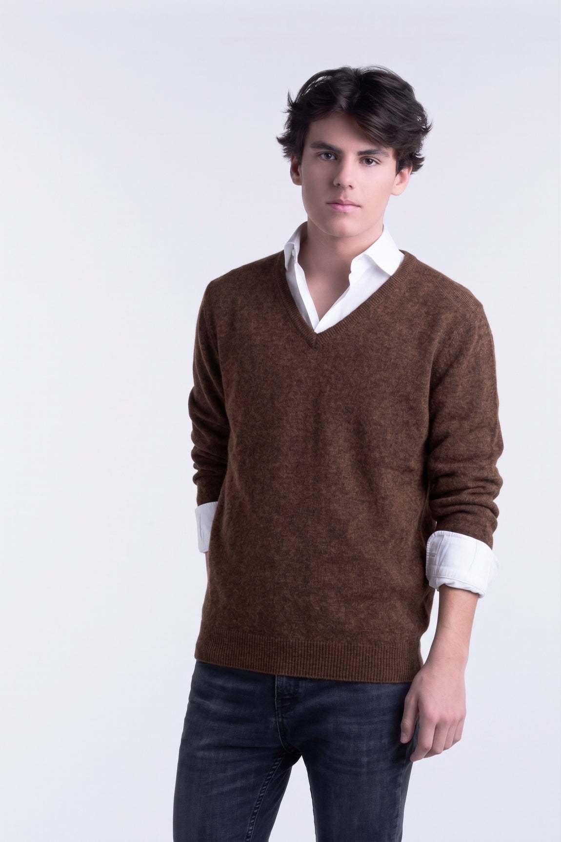 COL V CLASSIQUE CACHEMIRE DK BROWN 20904 DK BROWN