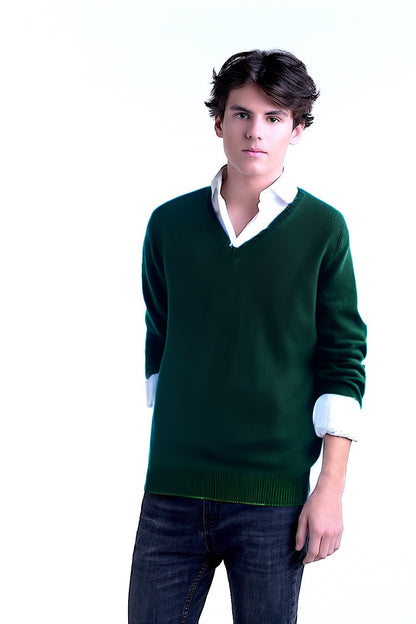 COL V CLASSIQUE CACHEMIRE DK GREEN 20619 DK GREEN