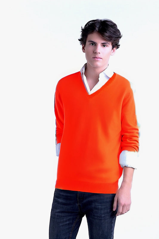 COL V CLASSIQUE CACHEMIRE DK ORANGE 21742 DK ORANGE