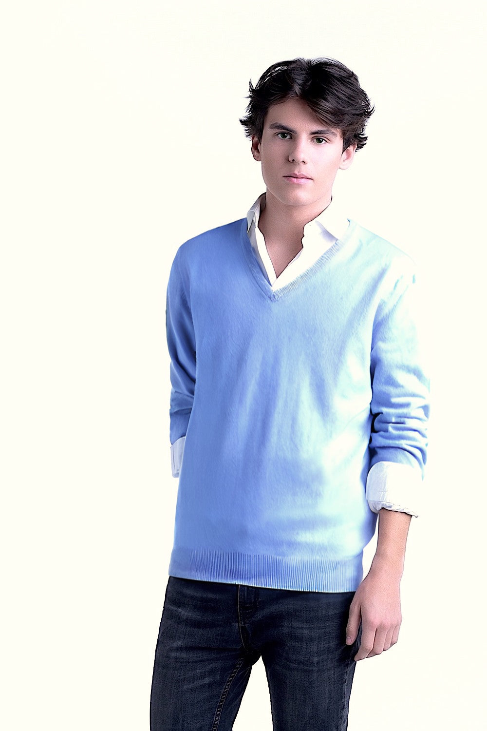 COL V CLASSIQUE CACHEMIRE LT BLUE 22335 LT BLUE