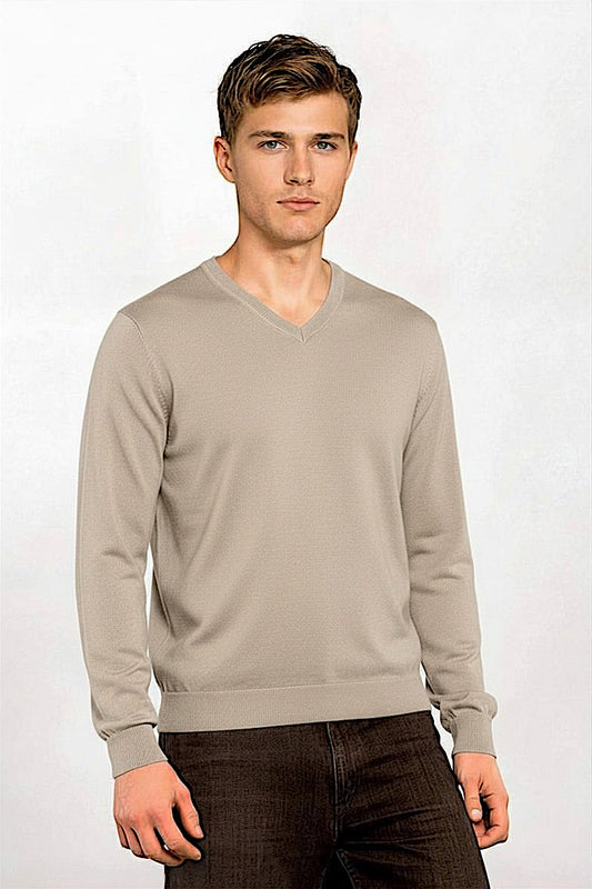 COL V FIN UNI CACHEMIRE-SOIE MUSHROOM 8073 MUSHROOM