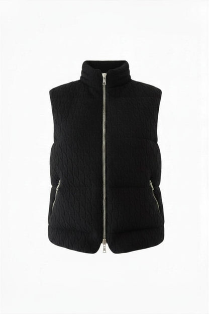 DOUDOUNE SANS MANCHE A TORSADE BLACK 8010 BLACK