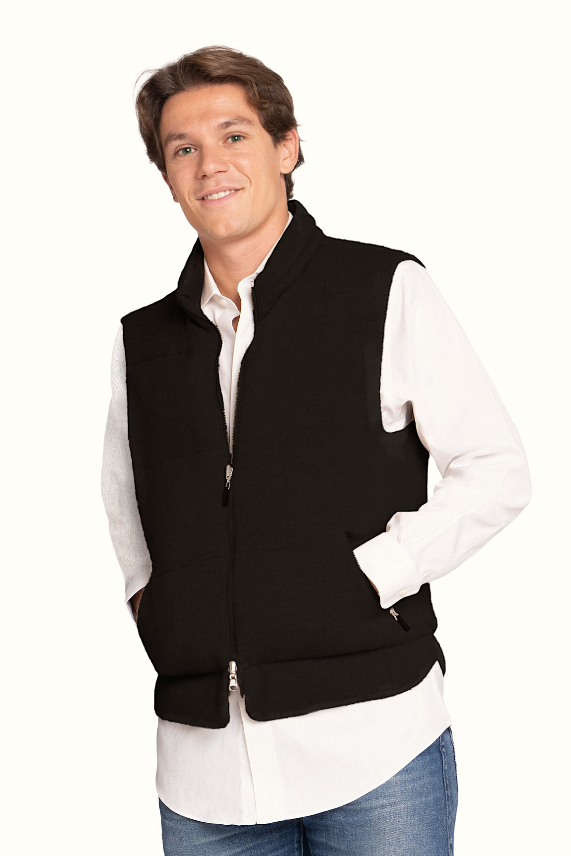 DOUDOUNE SANS MANCHES DK BROWN 20904 DK BROWN