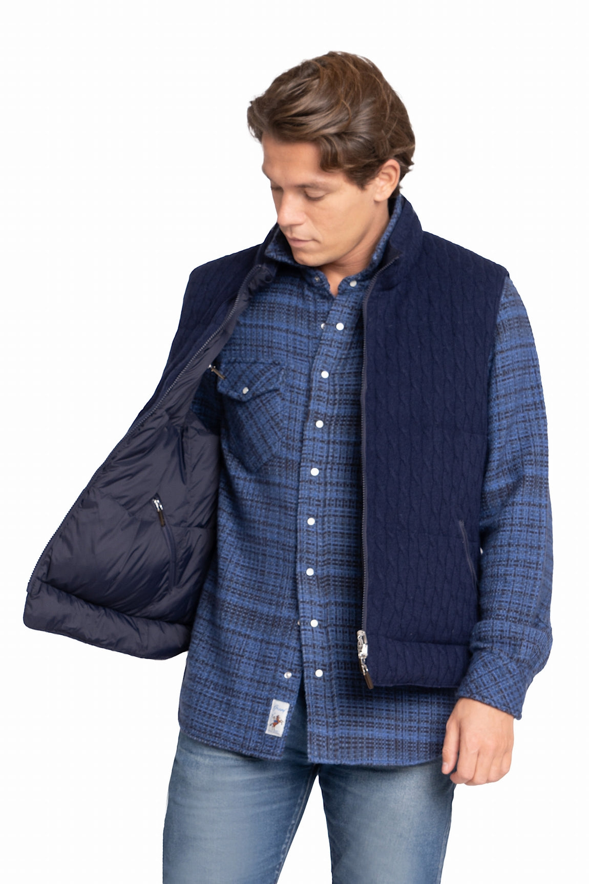 DOUDOUNE SANS MANCHES NAVY