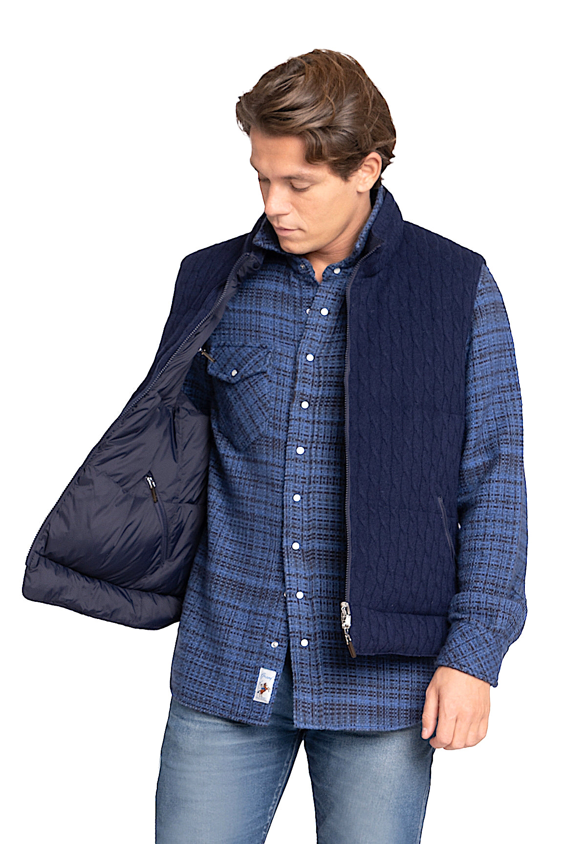 DOUDOUNE SANS MANCHES NAVY 21034 NAVY