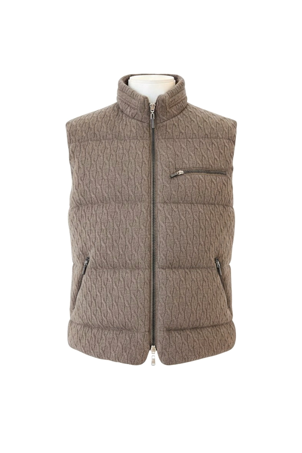 DOUDOUNE SANS MANCHES TAUPE 20477 TAUPE