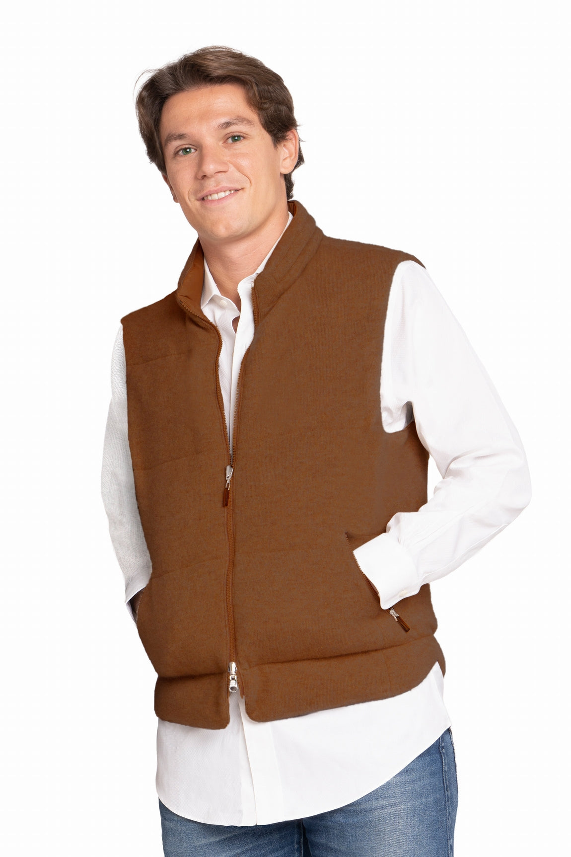 DOUDOUNE SANS MANCHES TOBACCO 37302 TOBACCO