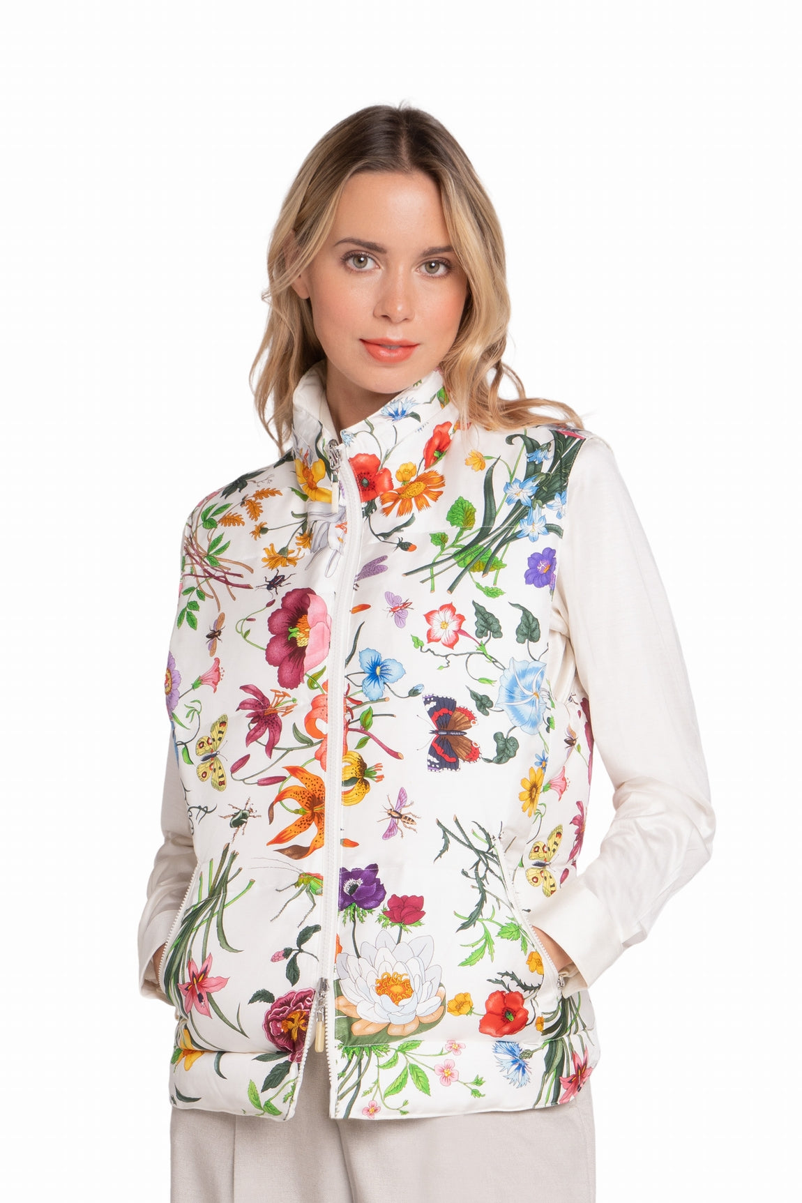 DOUDOUNE SS MANCHES SOIE IMPR VAR1 SKM8 VAR1