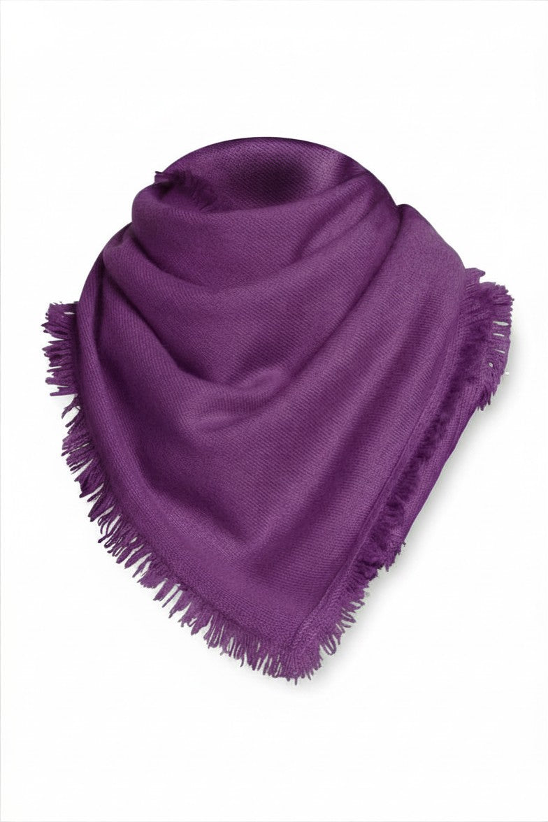 ÉCHARPE CACHEM. FINES FRANGES DK ORCHID 21219 DK ORCHID