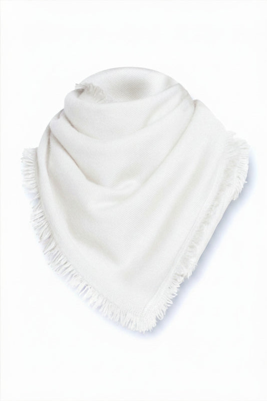 ÉCHARPE CACHEM. FINES FRANGES MILK 507513 MILK
