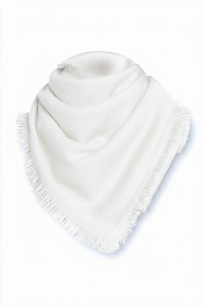 ÉCHARPE CACHEM. FINES FRANGES MILK 507513 MILK