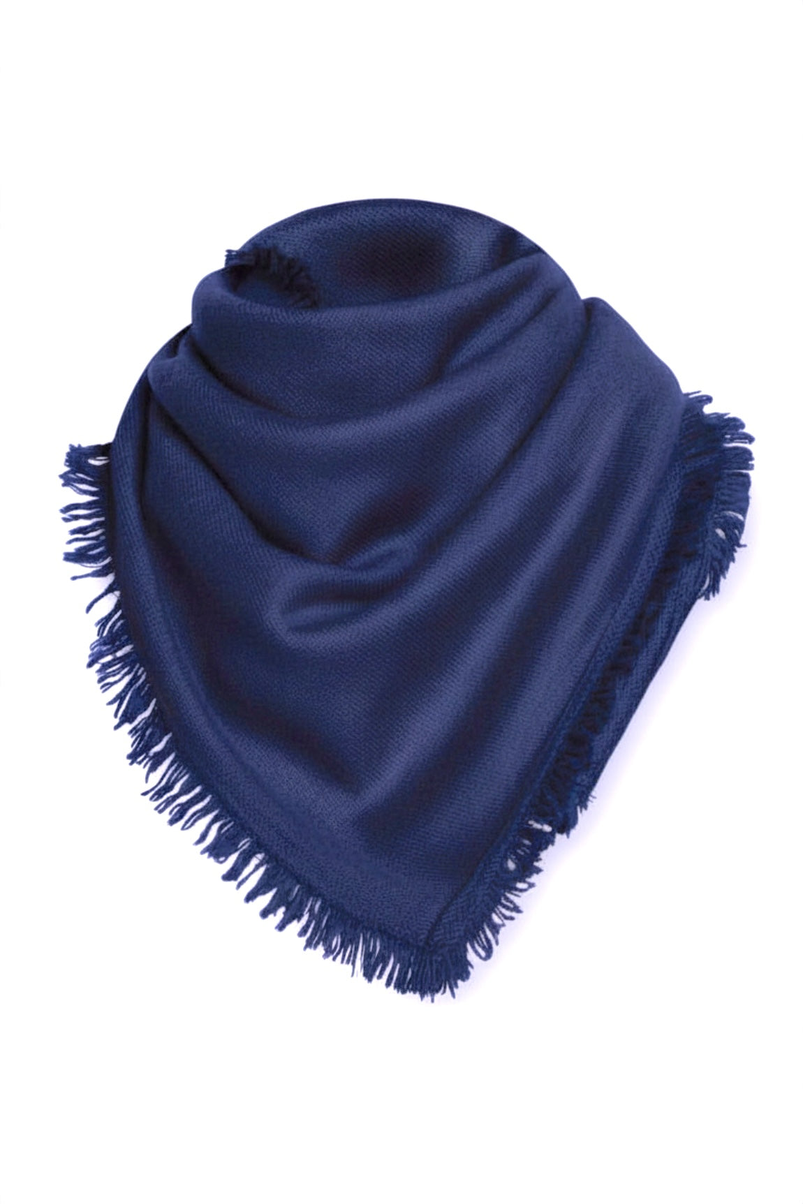 ÉCHARPE CACHEM. FINES FRANGES NIGHT BLUE 21536 NIGHT BLUE