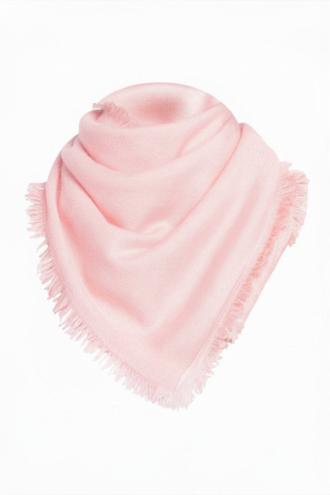 ÉCHARPE CACHEM. FINES FRANGES POWDER PINK 22015 POWDER PINK