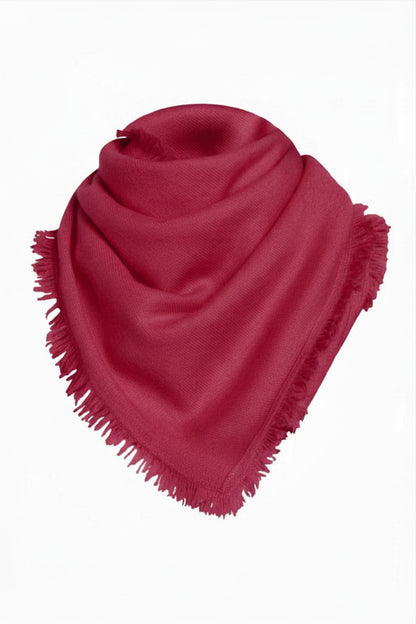 ÉCHARPE CACHEM. FINES FRANGES RASPBERRY 21540 RASPBERRY