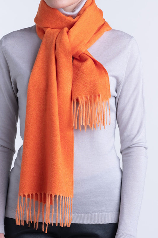 ECHARPE CACHEMIRE BICOLORE 50410-2532R ORANGE