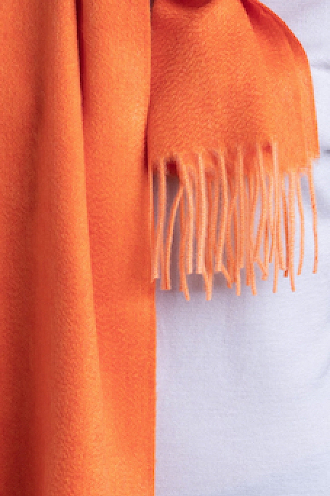 ECHARPE CACHEMIRE BICOLORE 50410-2532R ORANGE 50410-2532R ORANGE