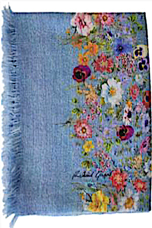 ETOLE IMPRIMEE CACHEMIRE-SOIE JEANS VAR1 JEANS