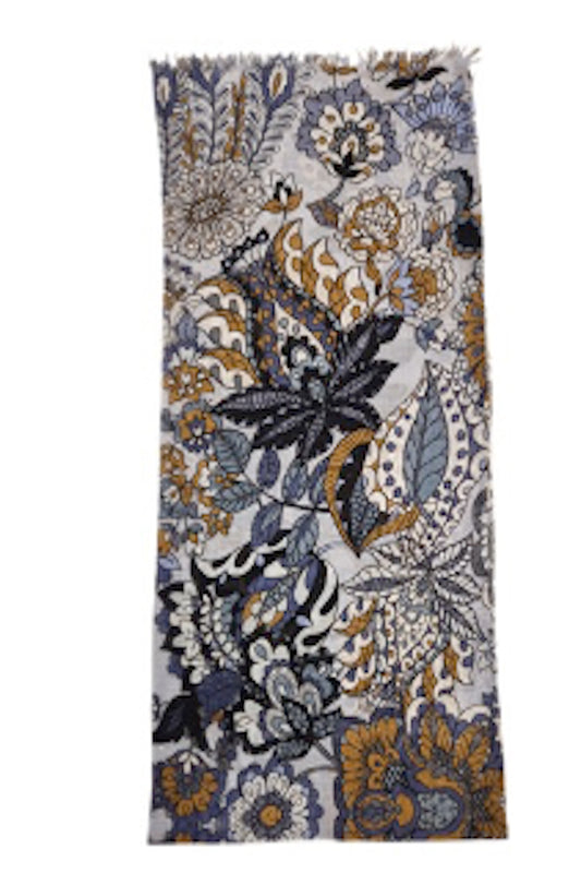 ETOLE IMPRIMÉE CACHEMIRE-SOIE VAR. 1