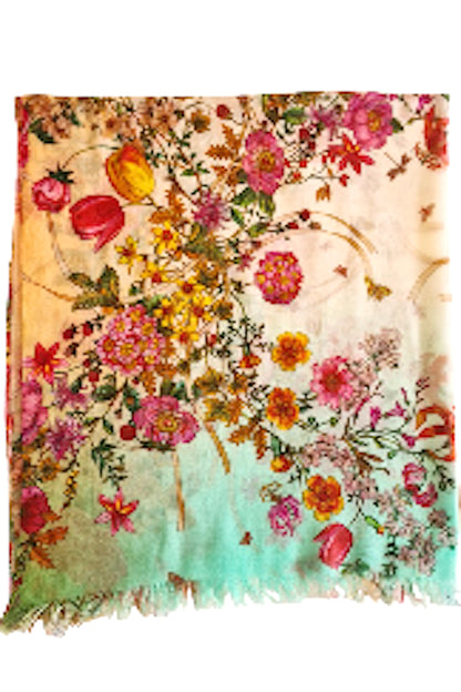 ETOLE IMPRIMÉE CACHEMIRE-SOIE VAR. 1