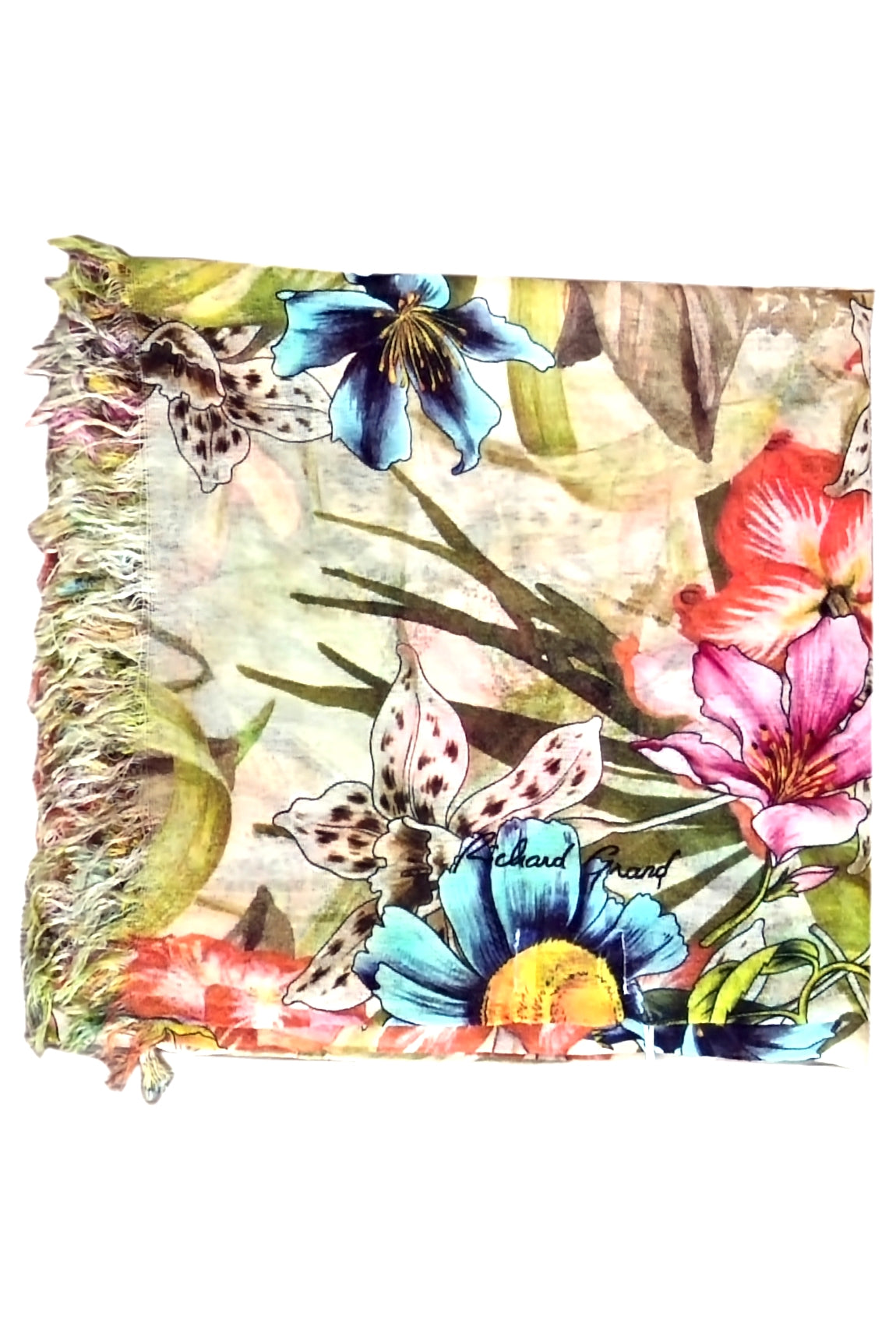 ETOLE IMPRIMÉE CACHEMIRE-SOIE VAR1