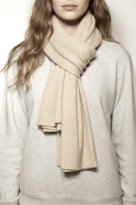 ETOLE MOUSSEUSE EN CACHEMIRE BEIGE 120 BEIGE