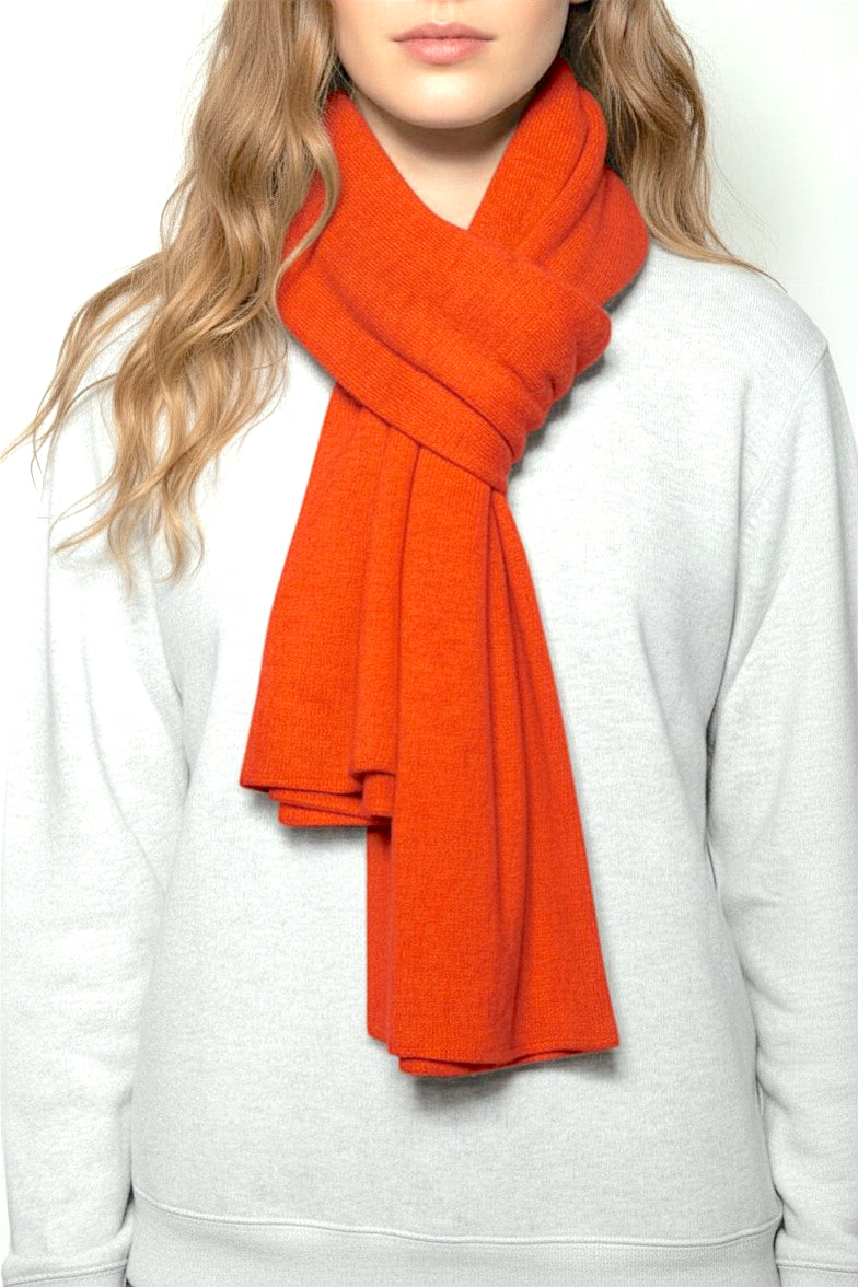 ETOLE MOUSSEUSE EN CACHEMIRE DK ORANGE 21742 DK ORANGE