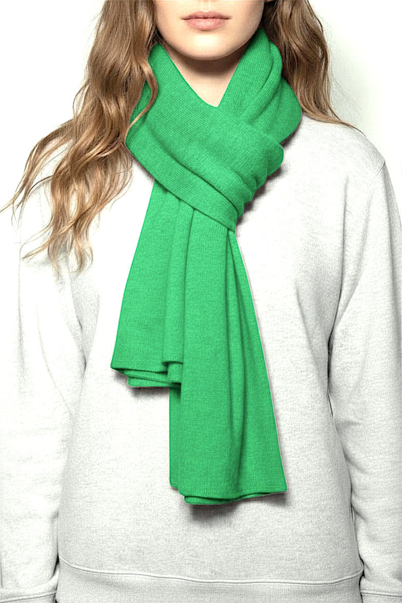 ETOLE MOUSSEUSE EN CACHEMIRE GREEN 719722 GREEN