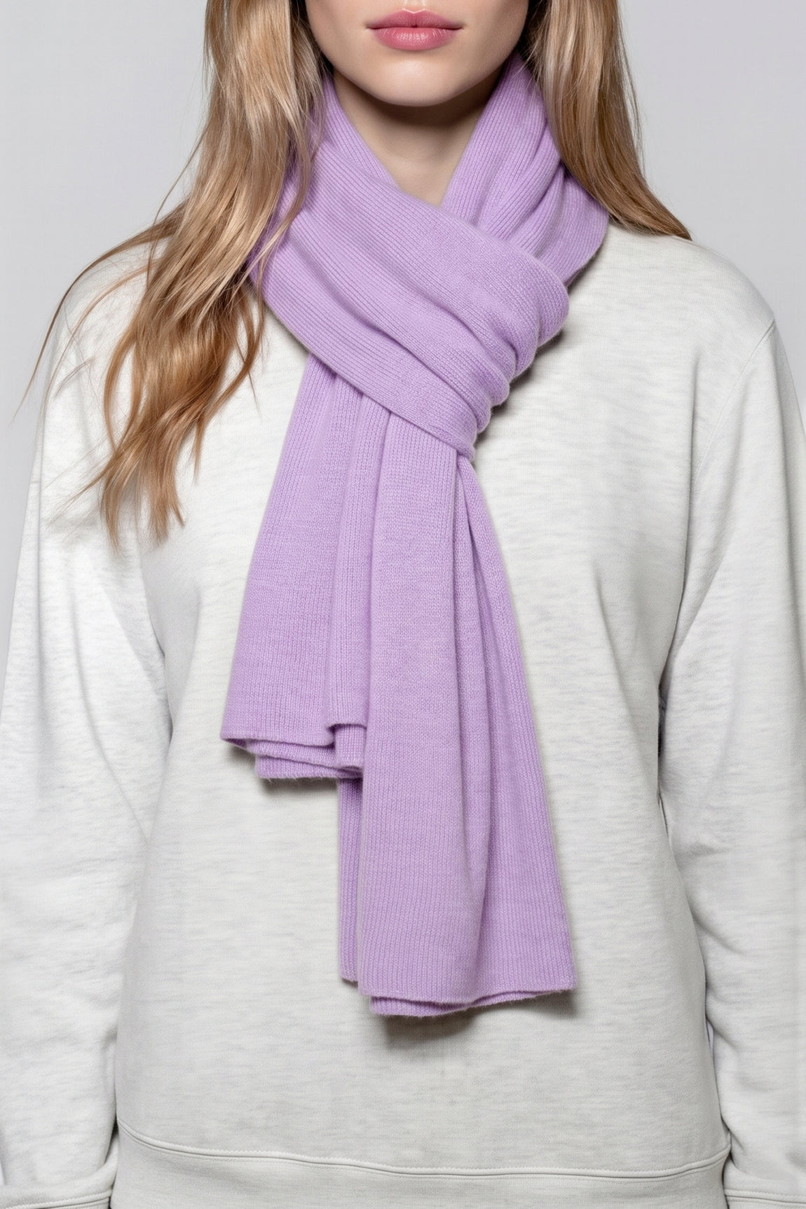 ETOLE MOUSSEUSE EN CACHEMIRE LT LILAC 23275 LT LILAC