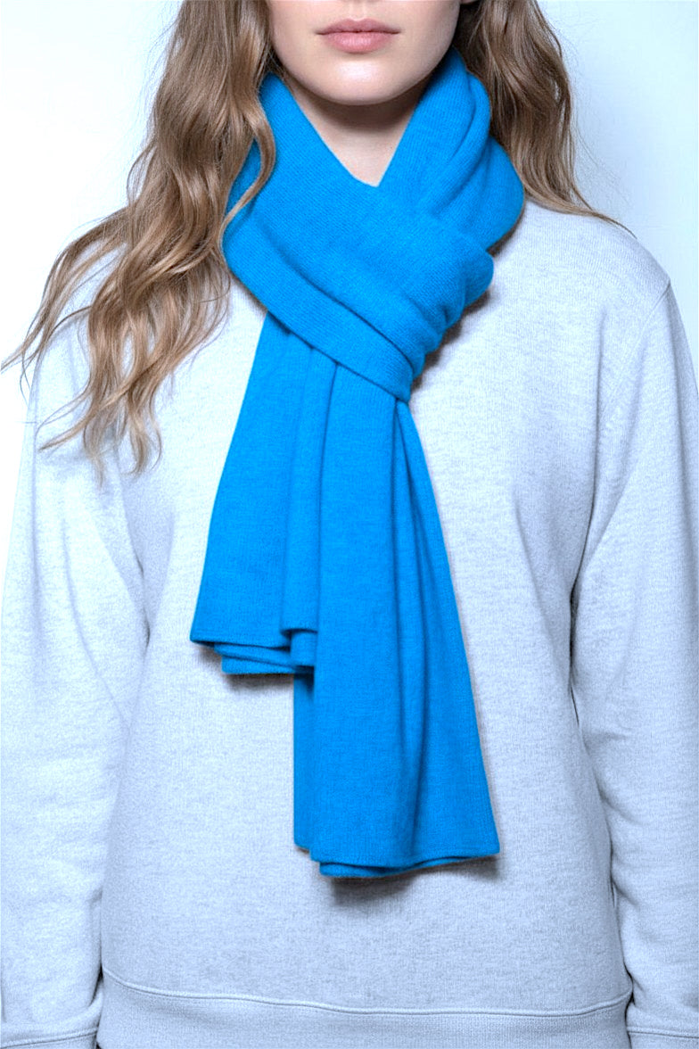 ETOLE MOUSSEUSE EN CACHEMIRE TURQUOISE BLUE 22511 TURQUOISE BLUE