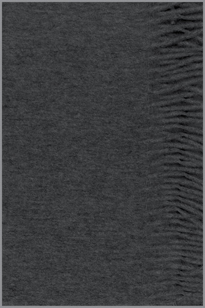 ETOLE TISSEE CACHEMIRE UNI CHARCOAL 27730 CHARCOAL