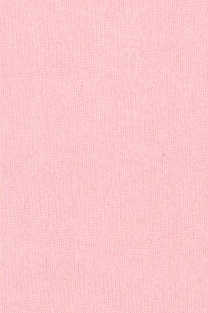 FITTED CASHMERE VEE NECK 1593S LT PINK