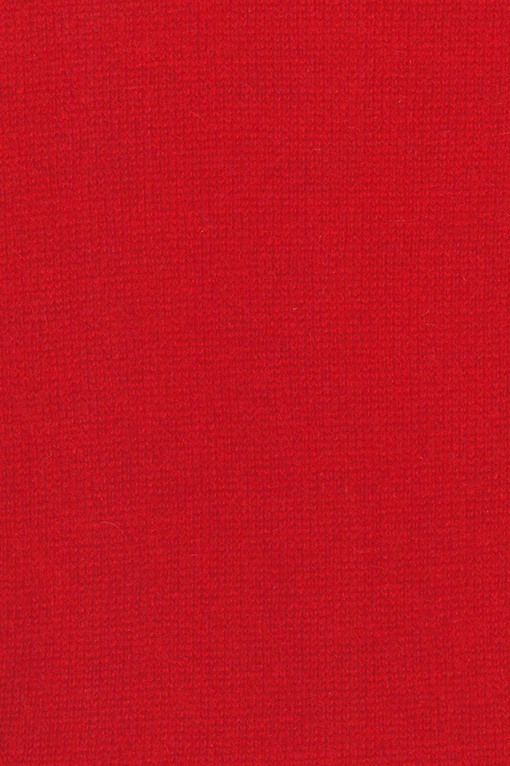 FITTED CASHMERE VEE NECK 1FM9 RED