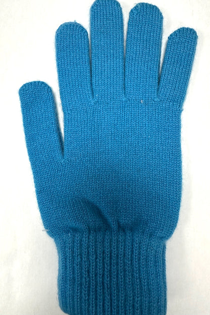 GANTS UNIS CACHEMIRE 2-FILS BLUE CLEAR BLUE