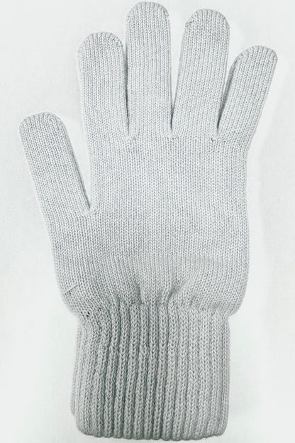 GANTS UNIS CACHEMIRE 2-FILS BLUE ICE BLUE