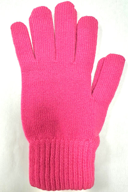 GANTS UNIS CACHEMIRE 2-FILS PINK INDIAN PINK