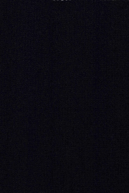 LONG CARD. CACHEMIRE À CÔTES BLACK 8010 BLACK