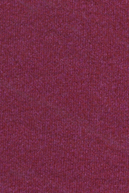 LONG CARD. CACHEMIRE COL CHÂLE PLUM 60034 PLUM