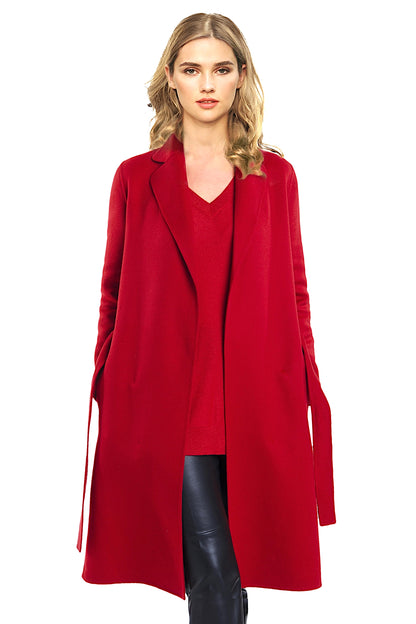 LONG MANTEAU CACHEMIRE LILAC 54366 LILAC
