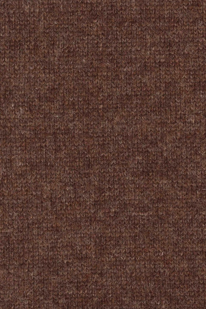 MANTEAU 3/4 UNI CACHEMIRE GLAZED BROWN 3A60 GLAZED BROWN