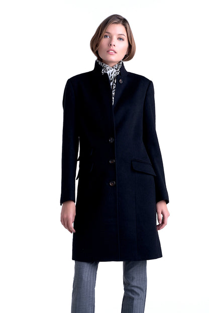 MANTEAU CACHEMIRE DOUBLE FACE LILAC
