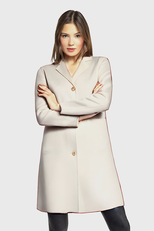 MANTEAU CACHEMIRE DOUBLE FACE SAND 2581 SAND