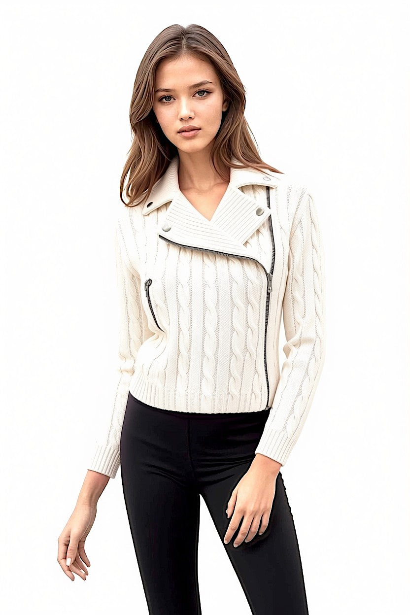PERFECTO CACHEMIRE À TORSADES WHITE 22168 WHITE