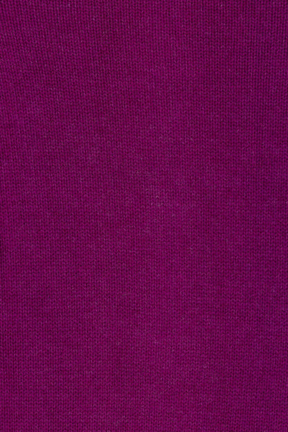 PULL CACHEMIRE COL ROND DK ORCHID 21219 DK ORCHID