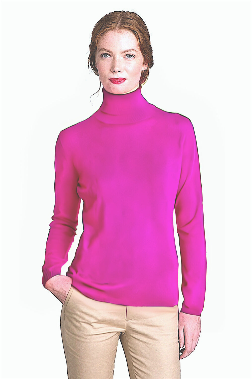 PULL CACHEMIRE COL ROULÉ B. GUM 22644 B. GUM