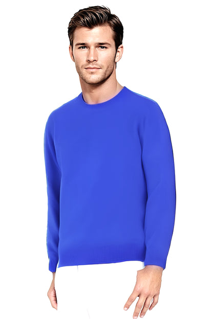 PULL CACHEMIRE RAS DE COU BLUE 53630 BLUE