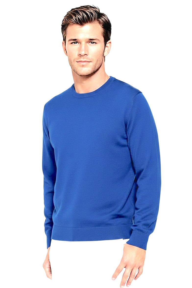 PULL CACHEMIRE RAS DE COU BLUE 53630 BLUE