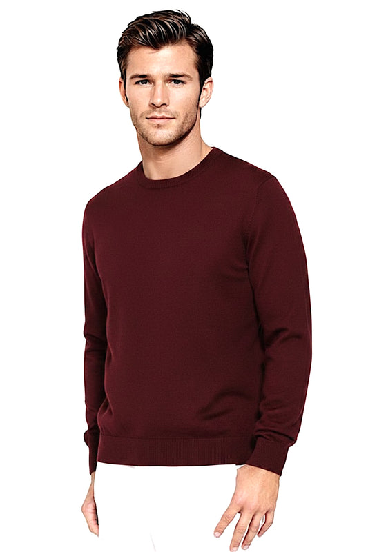 PULL CACHEMIRE RAS DE COU BORDEAUX 52305 BORDEAUX